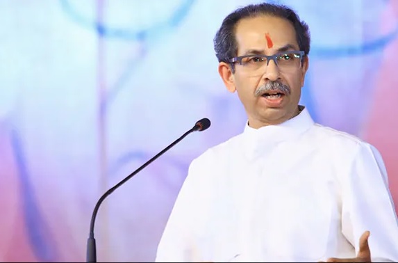 uddhav thakery given speech at public meeting at Nanded