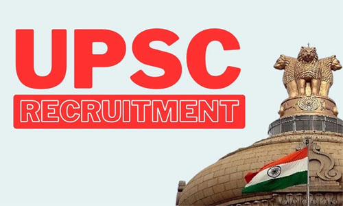 Recruitment through UPSC for 109 posts