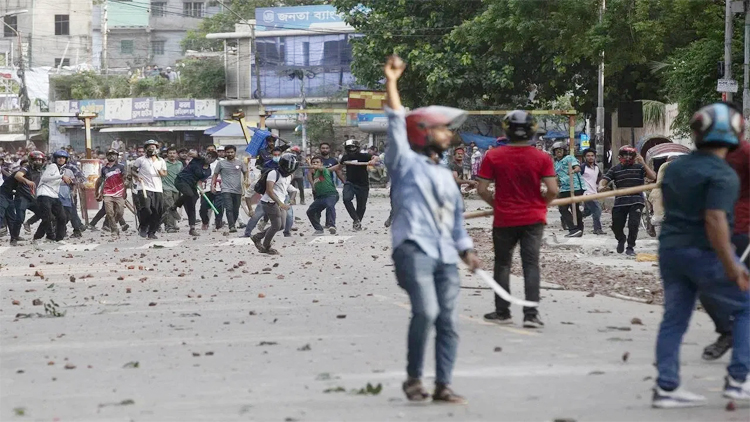 Currently bus-train and metro services are suspended in Bangladesh. To prevent violence from escalating, the government has shut down mobile internet. Schools, colleges and madrassas are closed indefinitely. The army has taken to the streets all over the country.