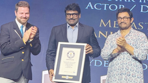 'Guinness Record' for actor Chiranjeevi