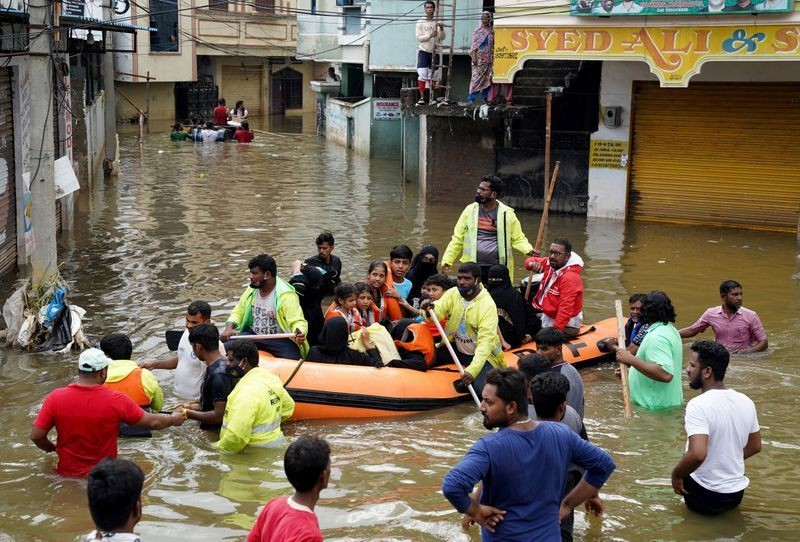 Due to heavy rains and floods in Telangana, citizens have to suffer a lot. So far 50 people have lost their lives in Telangana.