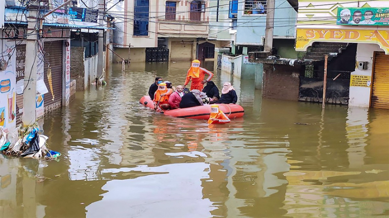 Telengana flood | तेलंगणात पुरामुळे ५० मृत्यू; ५,४३८ कोटीचे नुकसान