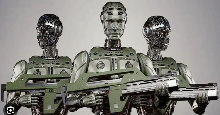 Britain is inducting new robots into its military, similar to those featured in the Hollywood movie Terminator. Army chief to unveil Terminator-style robot This robot can communicate with soldiers.