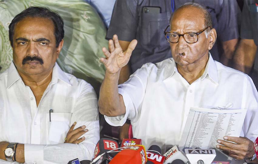 sharad pawar with Jayant Patil