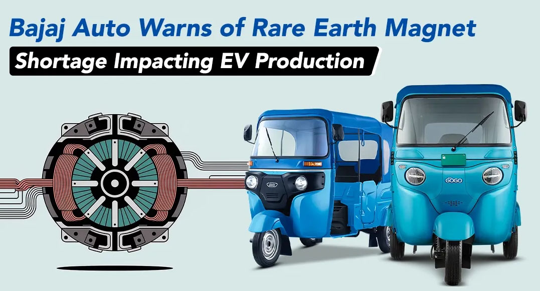 The shortage of rare-earth magnet threatens to disrupt vehicle manufacturing, particularly in the rapidly expanding electric vehicle segment in India.