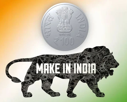 'Make in India' initiative completes 10 years this year, the Central Government will issue a special coin of Rs 100 to mark the occasion.