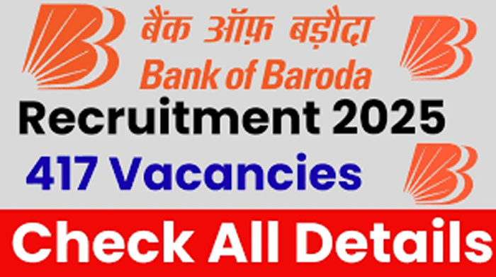 Bank of Baroda has announced the recruitment process for the posts of Manager. A total of 417 vacancies will be filled under this recruitment drive.