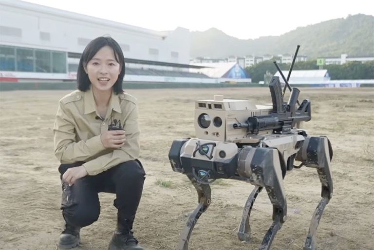 The Chinese army has now conducted a war drill with a robot in the form of a wolf. This robot wolf was seen firing 60 bullets in a minute.